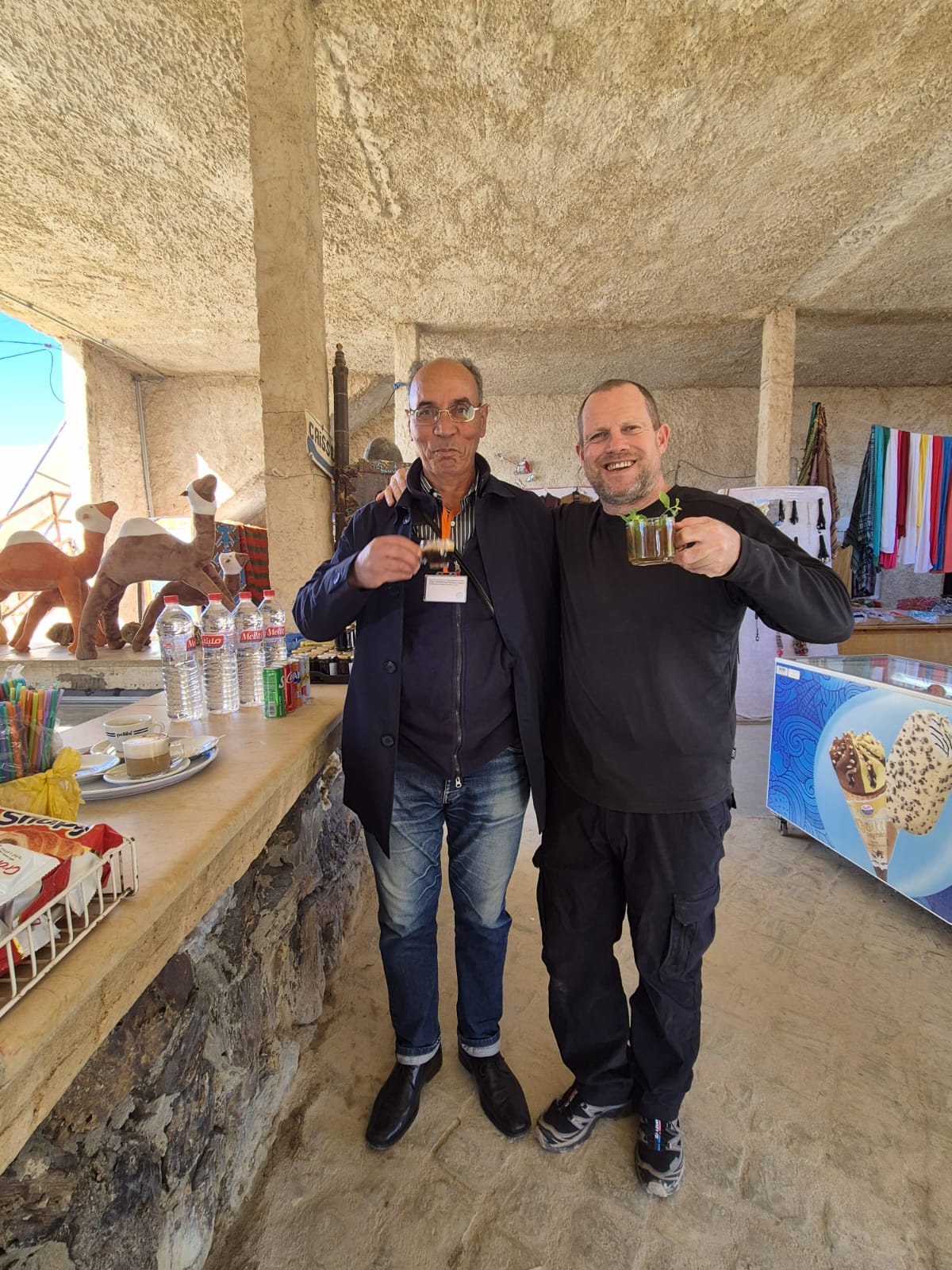 Mediterranean coastal view from Sidi Bou Said, Tunisia